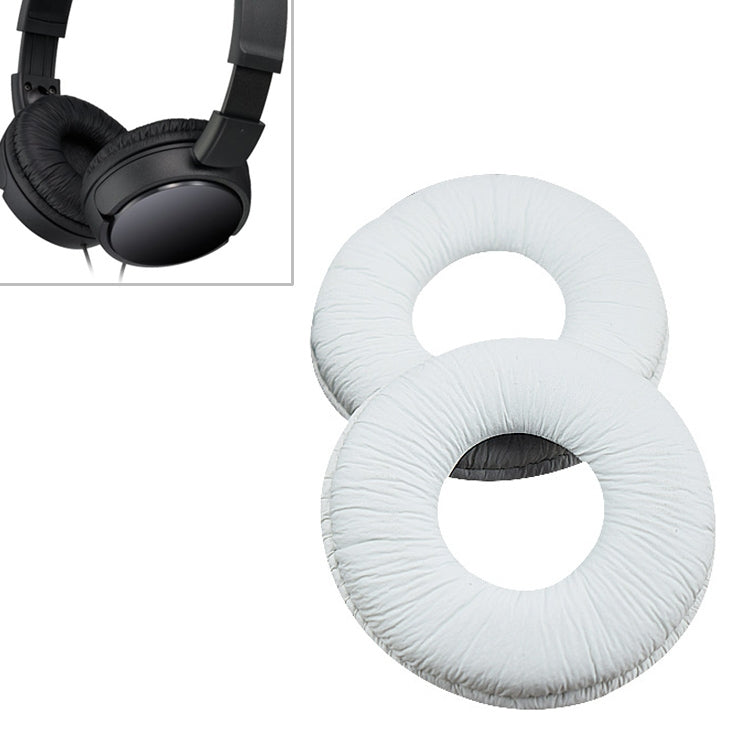 Headphone Sponge Protective Cover for Sony MDR-ZX110 / ZX100 / ZX300 / V150 / V300 (White)