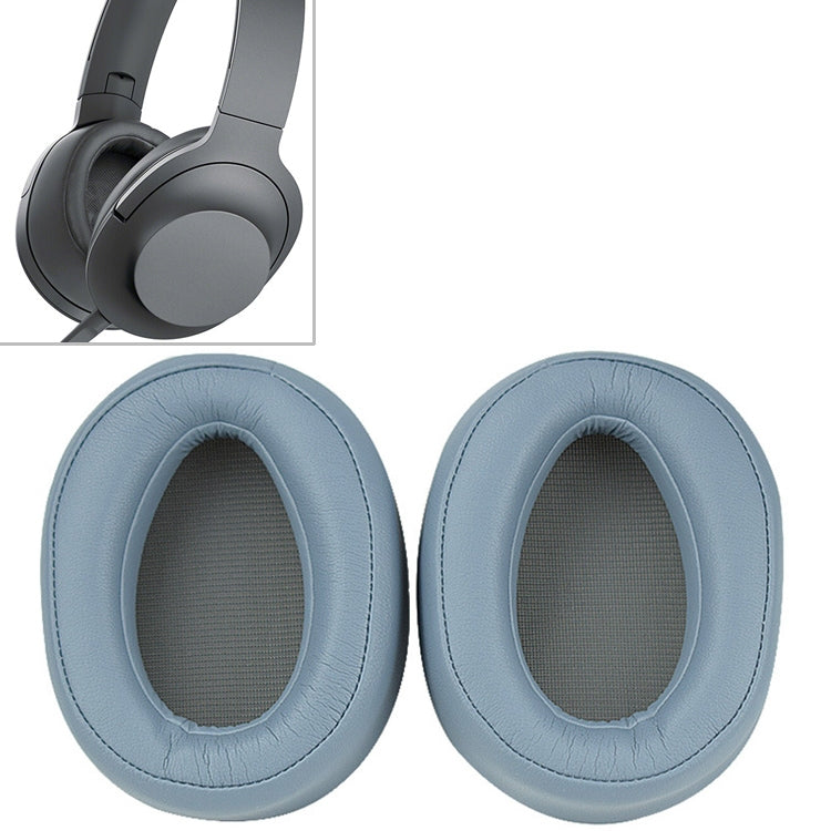 Headphone Sponge Protective Cover for Sony MDR 100AAP (Blue)