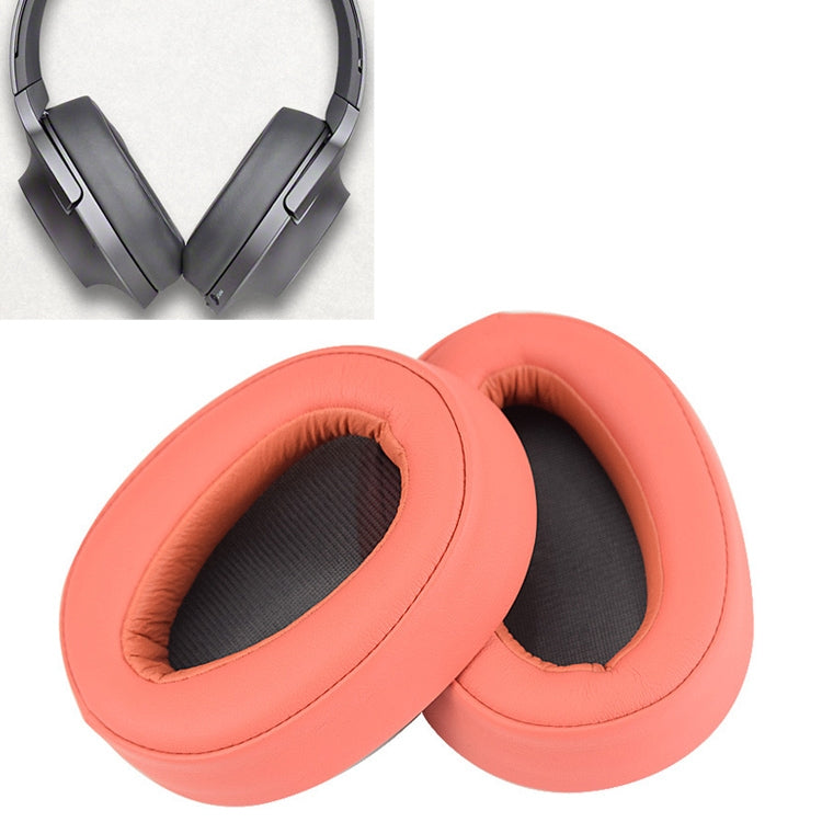 Headphone Sponge Protective Case for Sony MDR-100ABN / WH-H900N (Twilight Red)