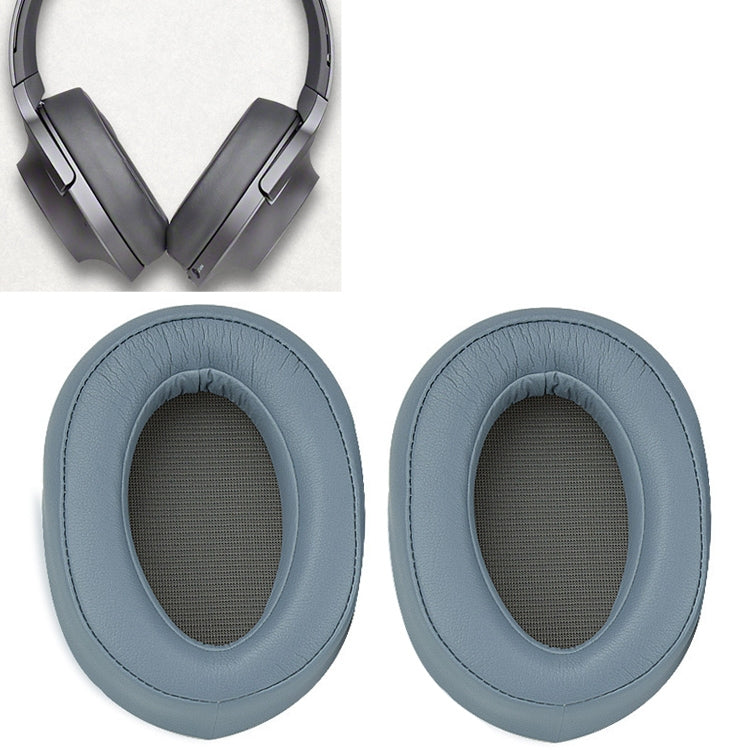 Housse de protection en éponge pour casque Sony MDR-100ABN / WH-H900N (Bleu)