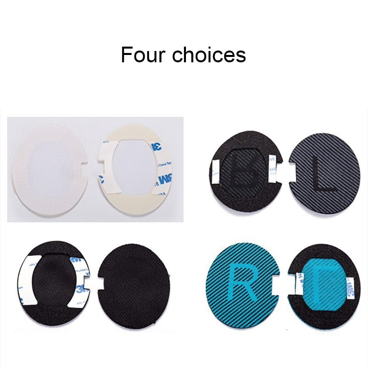 Soft Earmuff Headphone Cover with LR Cotton for BOSE QC2 / QC15 / AE2 / QC25 / QC35 (Black)