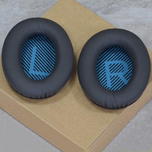 Black Cotton Soft Earmuff Headphone Covers for BOSE QC2 / QC15 / AE2 / QC25 / QC35 (Dark Grey)