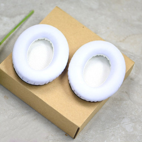 White Soft Cotton Padded Earmuff Headphone Cover for BOSE QC2 / QC15 / AE2 / QC25 / QC35 (White)