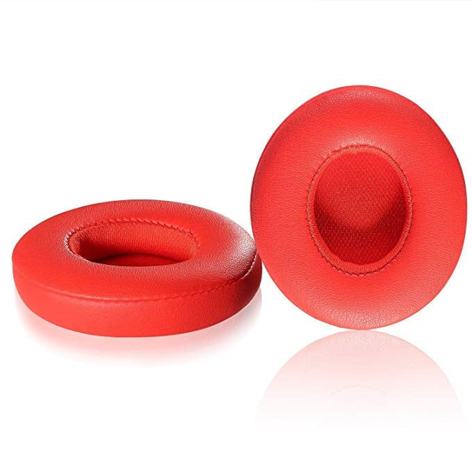 Auriculares con Orejeras de Esponja suave para Beats Solo 2.0 / 3.0 Versión Bluetooth (Rojo)