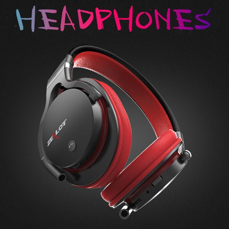 Zealot B5 Headband Bluetooth Stereo Music Headset Para iPhone Galaxy Huawei Xiaomi LG HTC y otros Teléfonos Inteligentes (Rojo)