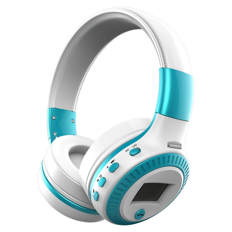 Auriculares de música Stereo Bluetooth de Zealot B19 con Pantalla para iPhone Galaxy Huawei Xiaomi LG HTC y otros Teléfonos Inteligentes (Azul)