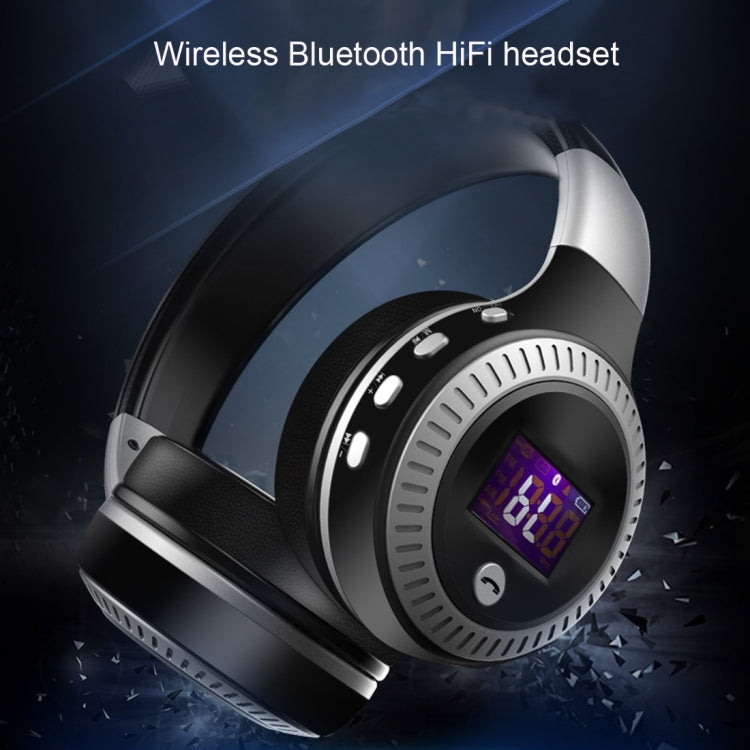 Auriculares de música Stereo Bluetooth de Zealot B19 con Pantalla para iPhone Galaxy Huawei Xiaomi LG HTC y otros Teléfonos Inteligentes (Azul)