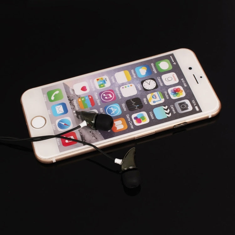 Petit écouteur filaire Pepper In-Ear avec câble de microphone : 1,2 m (noir)