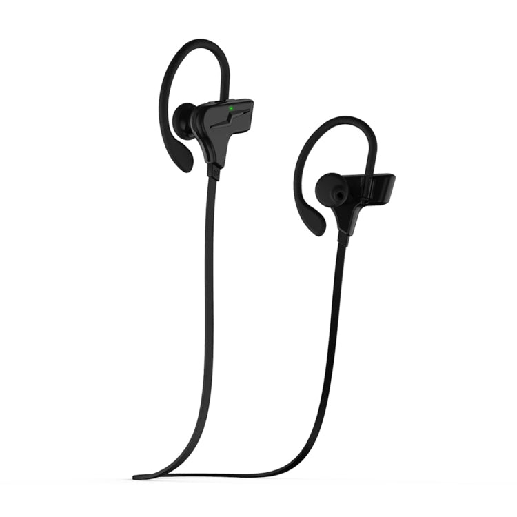 S30 Ear Hook Bluetooth Headset with Volume Control + MIC Support Hand Free Call (Black)