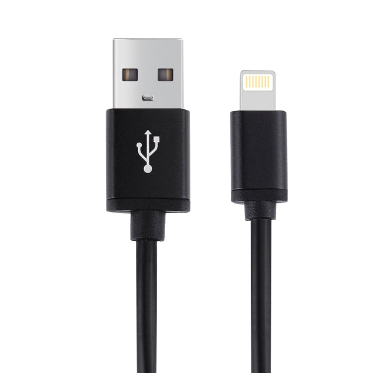 1M 3A 8 Pin a USB Cable de Carga de Sincronización de Datos para iPhone iPad diámetro: 4 cm (Negro)
