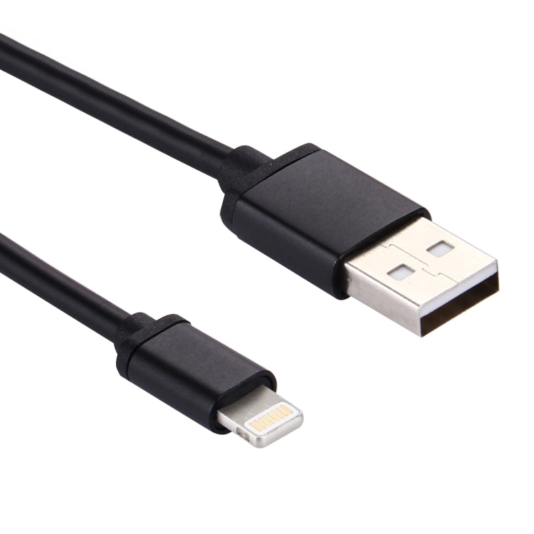 1M 3A 8 Pin a USB Cable de Carga de Sincronización de Datos para iPhone iPad diámetro: 4 cm (Negro)