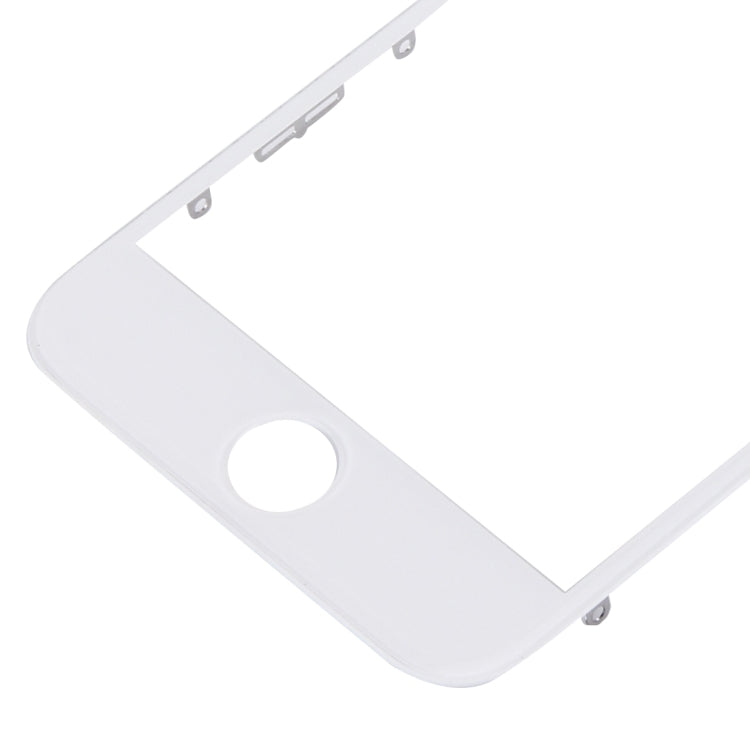 2 en 1 Para iPhone 7 (Lente de Cristal Exterior de Pantalla Frontal Original + Marco Original) (Blanco)