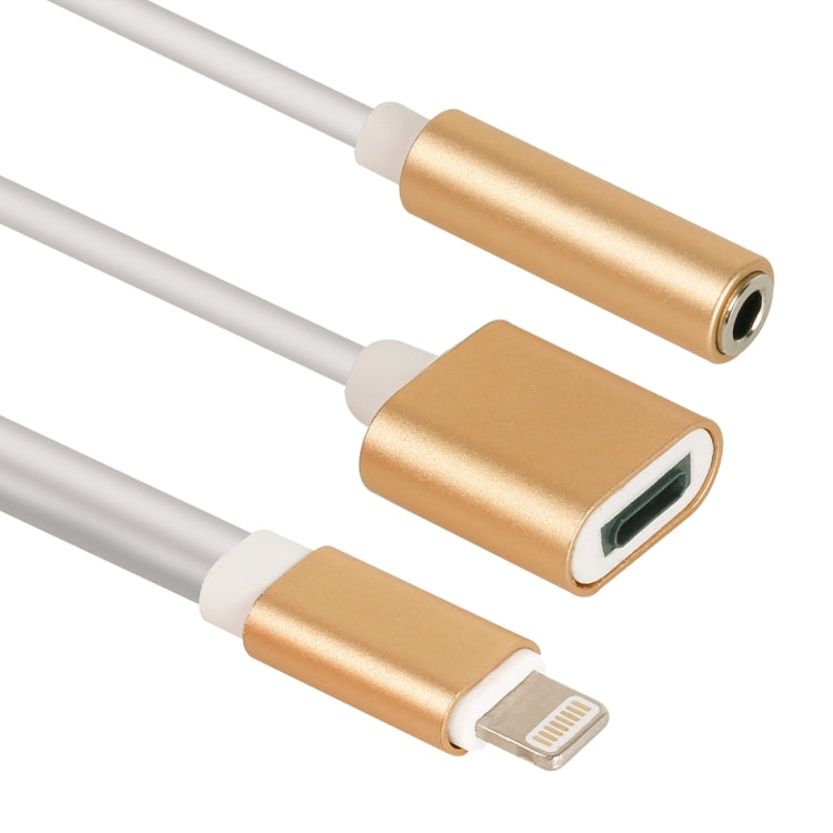3.5mm 8Pin to 8Pin Male Audio Adapter Length: About 12cm (Gold)