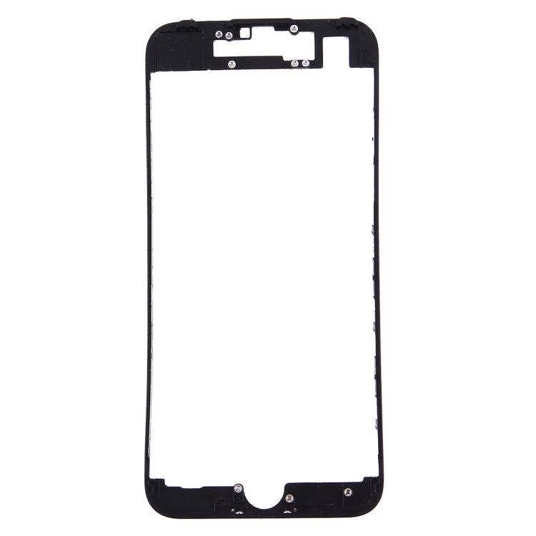 Cadre de lunette d'écran LCD avant pour iPhone 7 (noir)