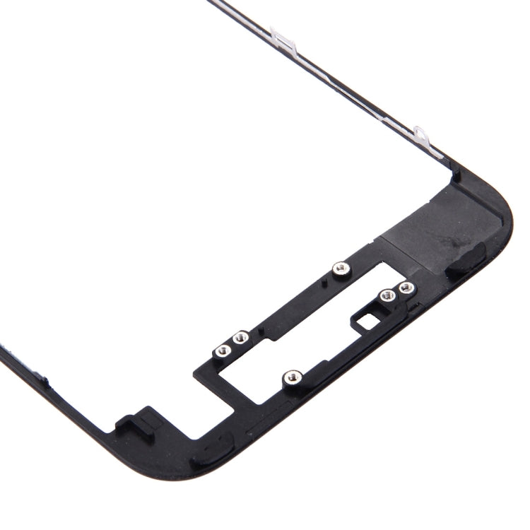 Cadre de lunette d'écran LCD avant pour iPhone 7 (noir)