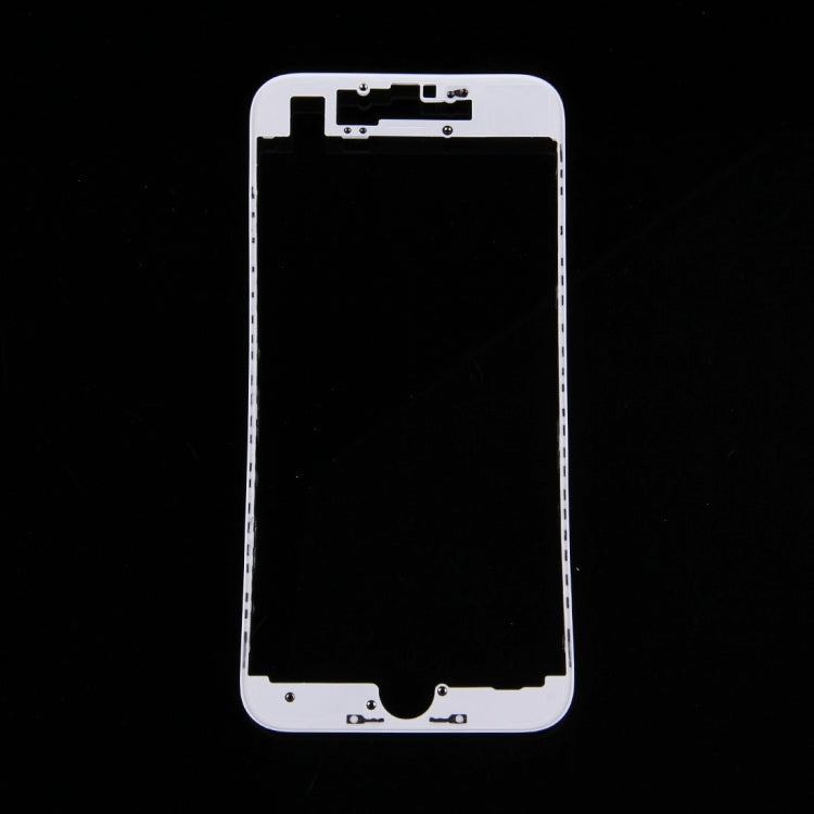 Cadre de lunette d'écran LCD avant pour iPhone 7 (blanc)