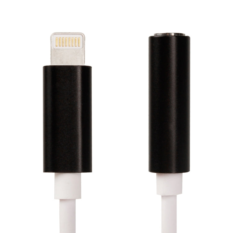 Adaptador de Audio de 8 Pines a 3.5 mm longitud: aproximadamente 12 cm compatible con iOS 13.1 o superior (Blanco)