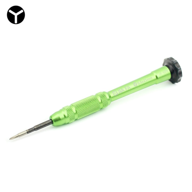 JIAFA JF-609-0.6Y Three Point Repair Screwdriver 0.6 for iPhone X / 8 / 8P / 7 / 7P and Apple Watch (Green)