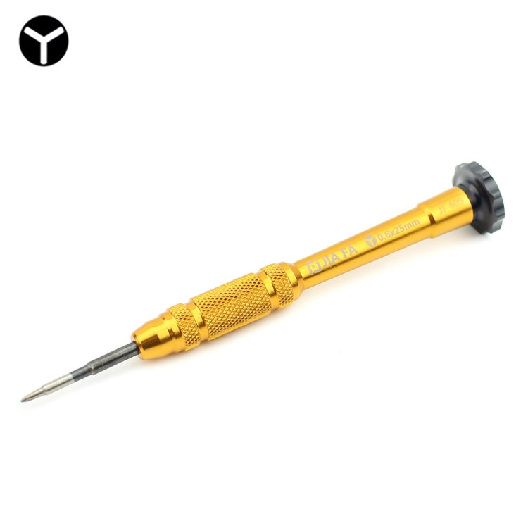 JIAFA JF-609-0.6Y Three Point Repair Screwdriver 0.6 For iPhone X / 8 / 8P / 7 / 7P and Apple Watch (Golden)