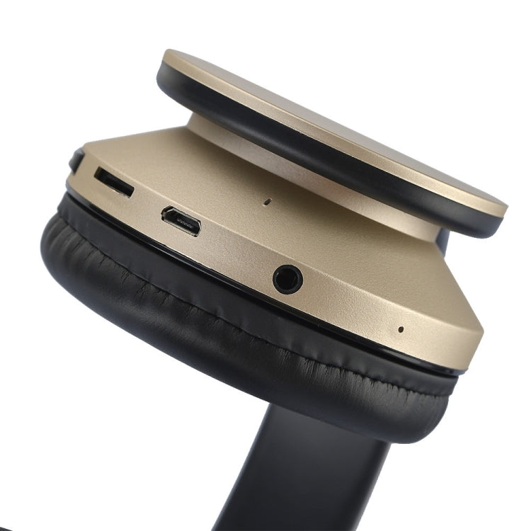 BTH-811 Auriculares Bluetooth Inalámbricos Stereo plegables con reproductor MP3 Radio FM para Xiaomi iPhone iPad iPod Samsung HTC Sony Huawei y otros dispositivos de Audio (Negro)