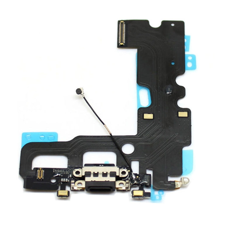 Port de charge + câble audio flexible pour iPhone 7 (noir)