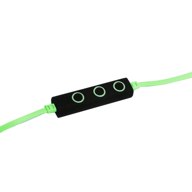Auriculares Deportivos Inalámbricos Bluetooth con Control de Cable con gancho para la Oreja en la Oreja Para iPad iPhone Galaxy Huawei Xiaomi LG HTC y otros Teléfonos Inteligentes (verde)