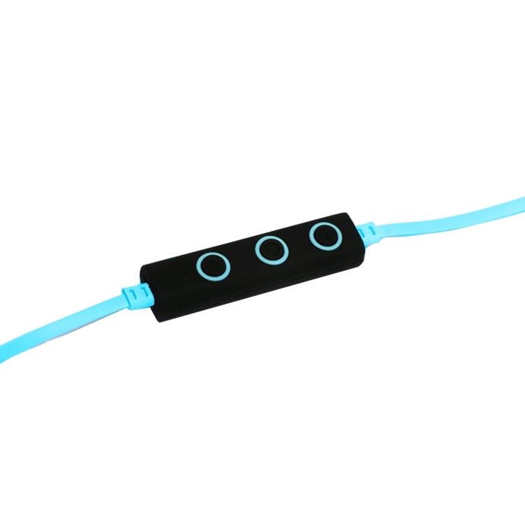 Auriculares Deportivos Inalámbricos Bluetooth con Control de Cable con gancho para la Oreja en la Oreja Para iPad iPhone Galaxy Huawei Xiaomi LG HTC y otros Teléfonos Inteligentes (Azul)