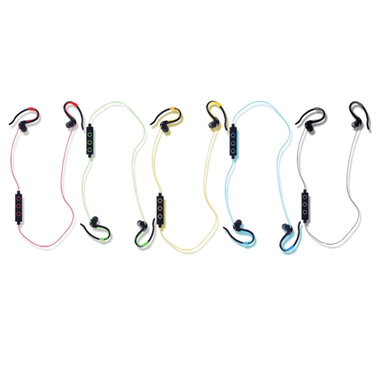 In-Ear Hook Wired Control Bluetooth Wireless Sports Headphones for iPad iPhone Galaxy Huawei Xiaomi LG HTC and Other Smart Phones (Green)