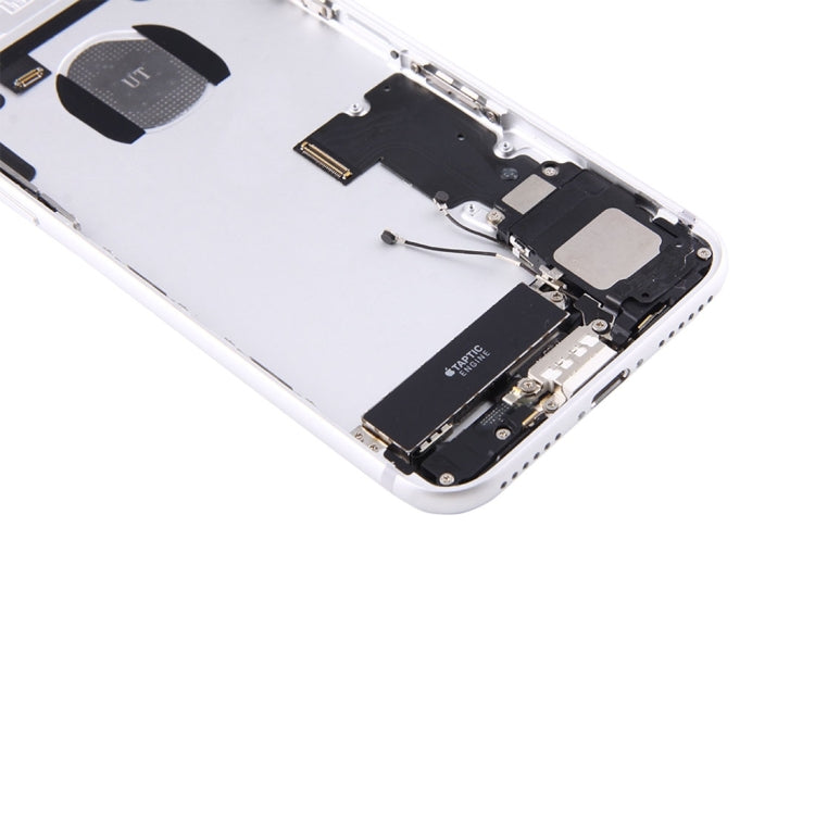 Assemblage de couvercle arrière de batterie avec plateau de carte pour iPhone 7 (argent)