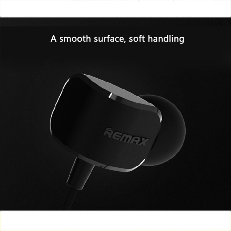 Remax RM-502 Coude 3,5 mm Filaire Heavy Bass In-Ear Sport Écouteurs avec Micro (Rouge)