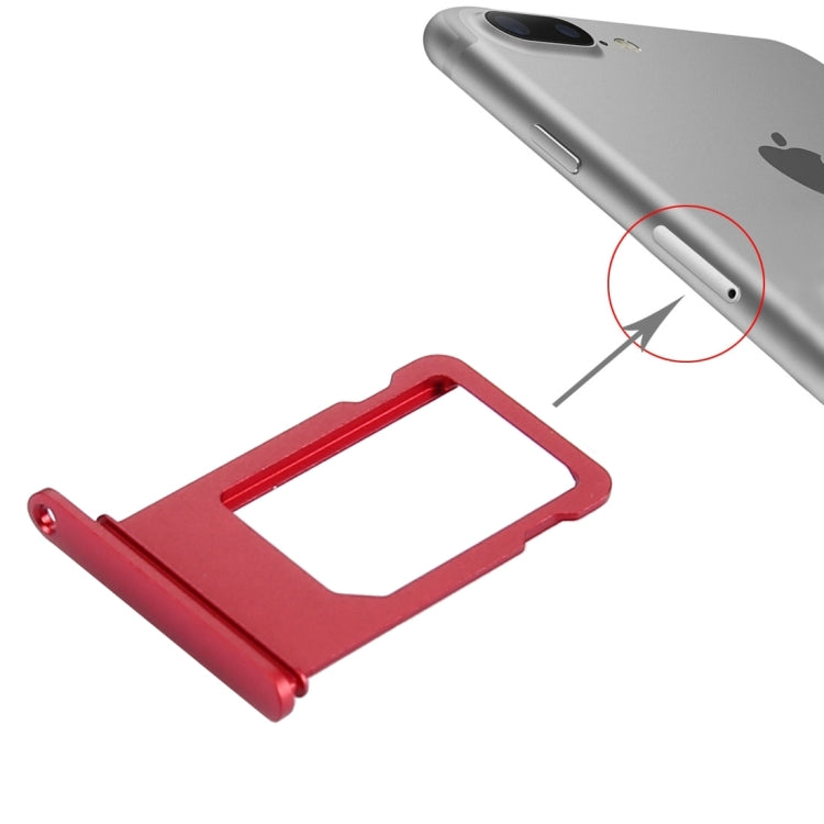 Tiroir à cartes pour iPhone 7 Plus (Rouge)