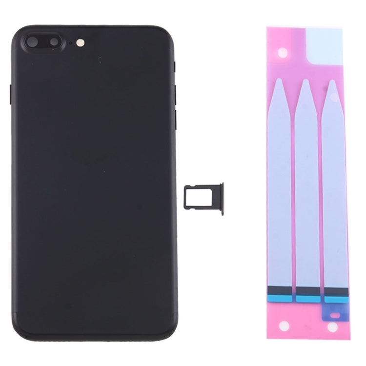 iPhone 7 Plus Battery Back Cover Assembly with Card Tray (Black)