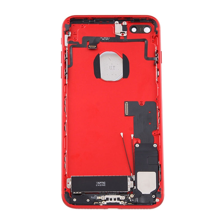 iPhone 7 Plus Battery Back Cover Assembly with Card Tray (Red)