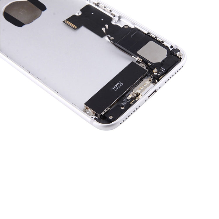 Assemblage de coque arrière de batterie pour iPhone 7 Plus avec plateau de carte (argent)