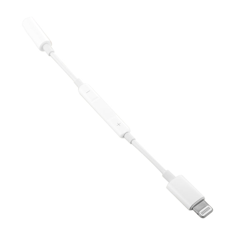 MH020 8 PIN to 3.5mm Headphone Jack Adapter Adapter Auto-TIMER/SONG/LINE Control (White)