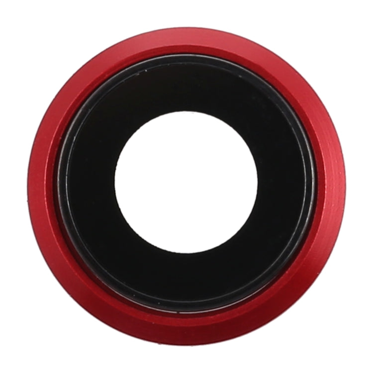 Bisel de la Cámara Trasera con Cubierta de Lente Para iPhone 8 (Rojo)