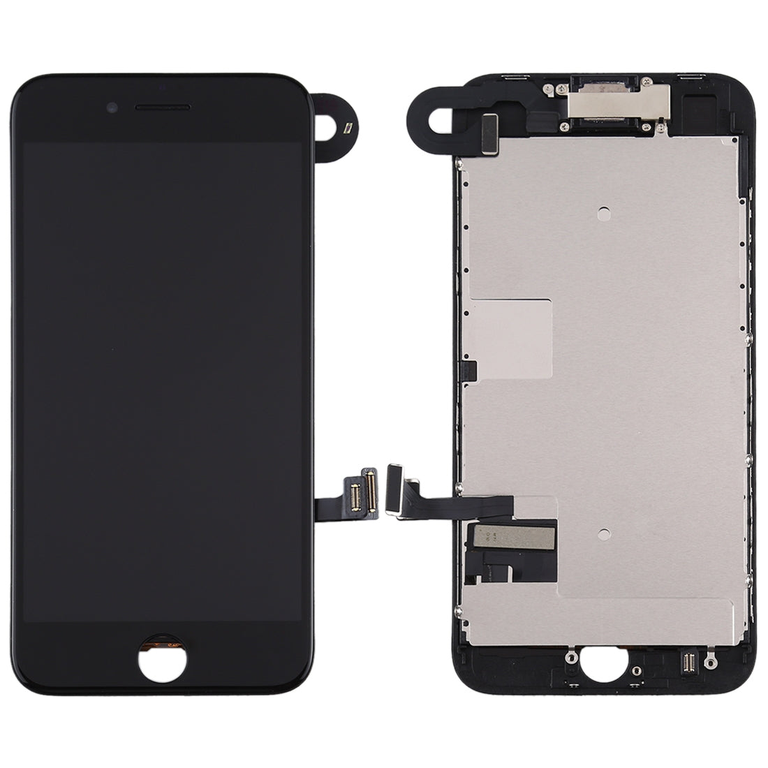 Ecran LCD + Numériseur Tactile Apple iPhone 8 (avec Caméra) Noir