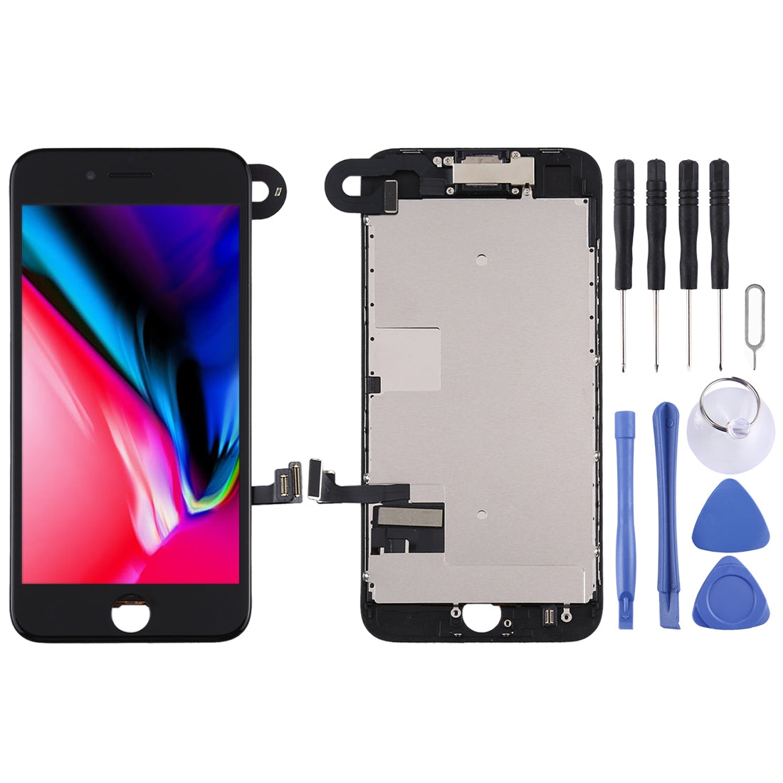 LCD Screen + Touch Digitizer Apple iPhone 8 (with Camera) Black