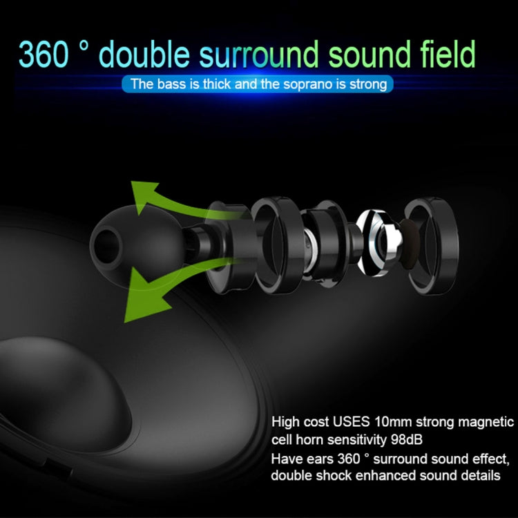 X3 Absorción Magnética Deportes Bluetooth 5.0 Auriculares en la Oreja con Micrófono HD soporte Llamadas de manos libres Distancia: 10m (Blanco)