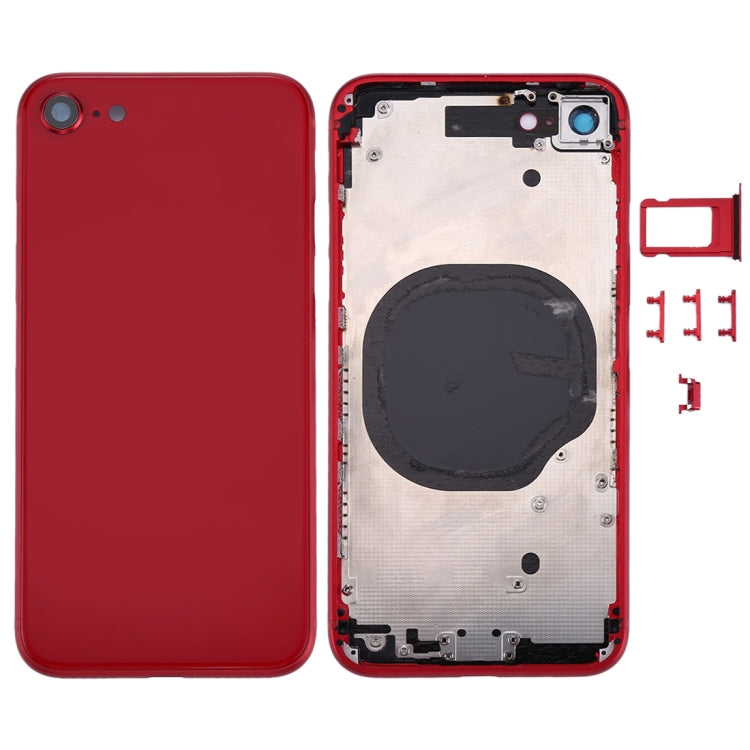 Carcasa Trasera Para iPhone 8 (Rojo)