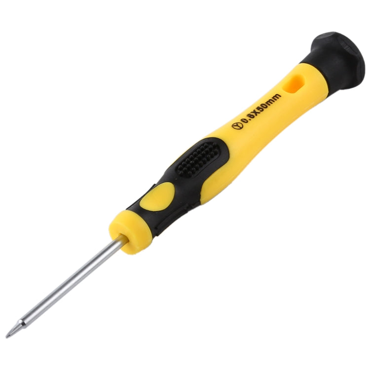 JIAFA JF-611-Y Tri-point 0.6 Repair Screwdriver for iPhone 7 and 7 Plus and Apple Watch (Yellow)
