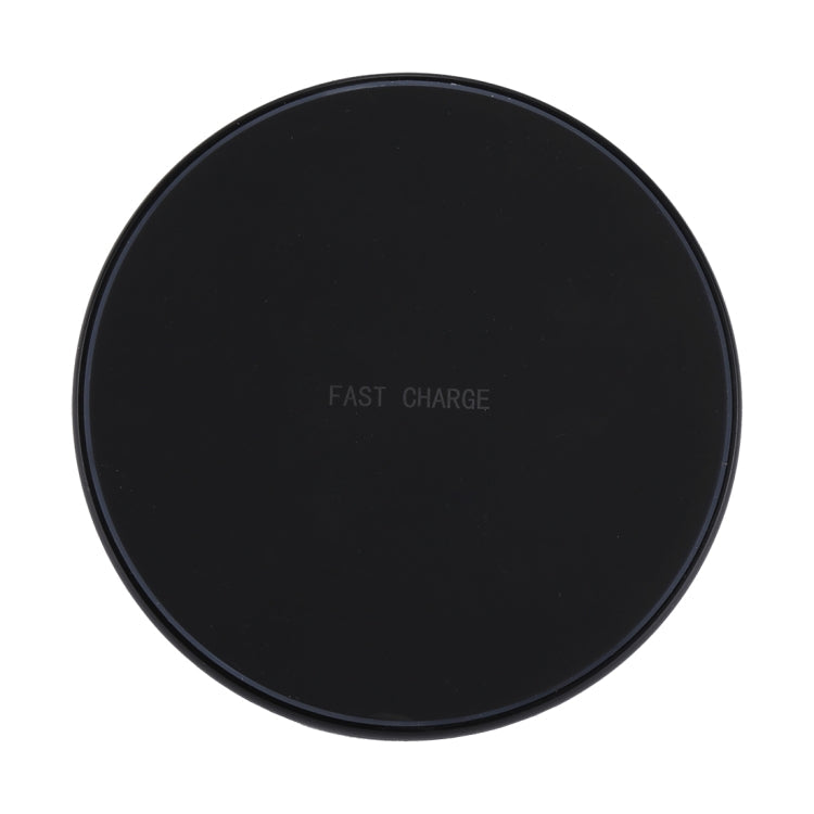 DC 9V 1.67A / 5V 1A Round Shape Universal Qi Standard Standard Fast Wireless Charger with Indicator Light