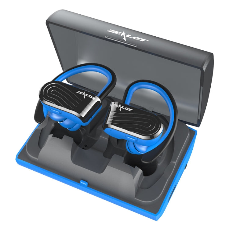 ZEALOT H10 TWS Ture Auriculares Dobles Stereo Inalámbricos a prueba de polvo Auriculares Bluetooth a prueba de sudor con caja de Carga