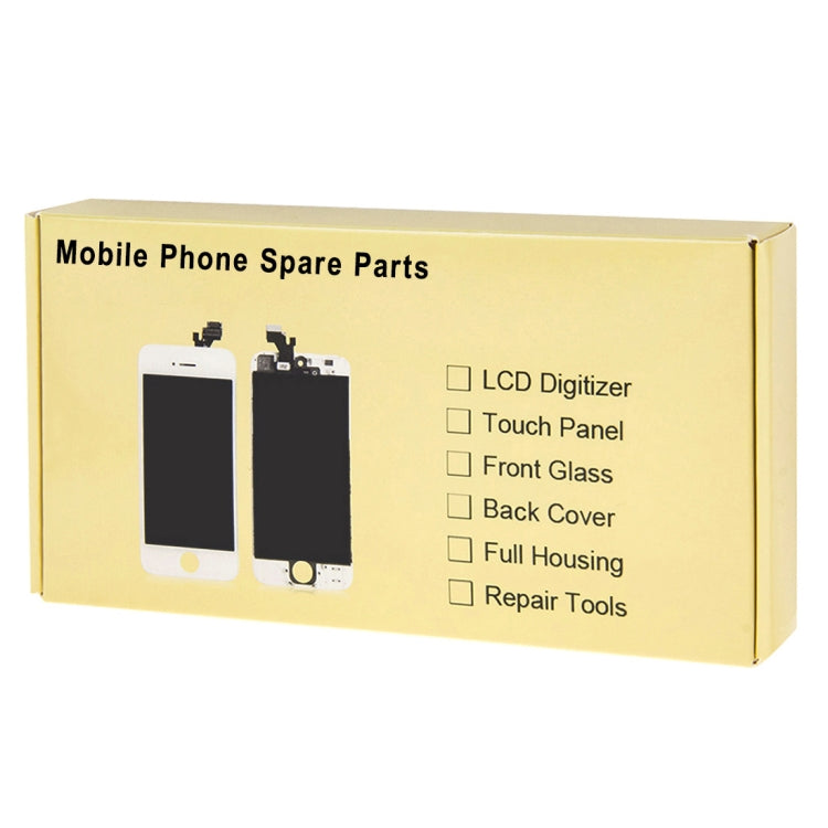Lente de Cristal Exterior de Pantalla Frontal con Marco de Bisel de Pantalla LCD Frontal Para iPhone 8 (Negro)
