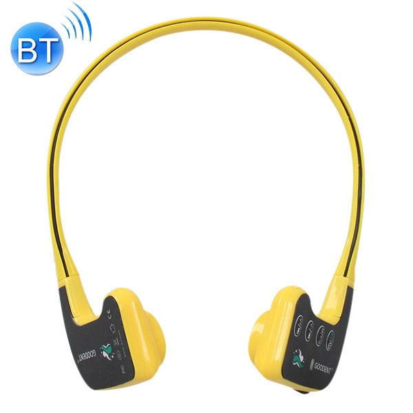 Auriculares de conducción ósea Auriculares Bluetooth para enseñanza de natación (amarillo)