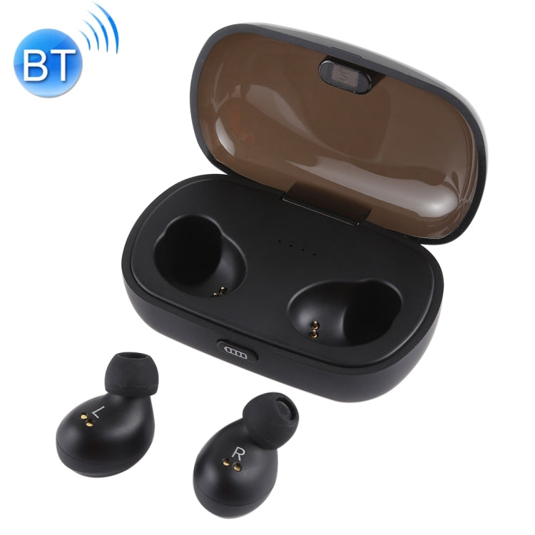 X8 TWS - Portable Bluetooth V5.0 In-Ear Headphones for Outdoor Sports with Charging Box (Black)