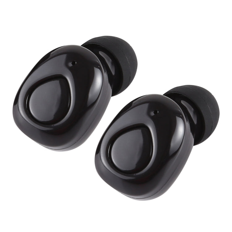 X-I8S Portable Bluetooth V4.2 In-Ear Headphones for Outdoor Sports with Charging Box (Black)