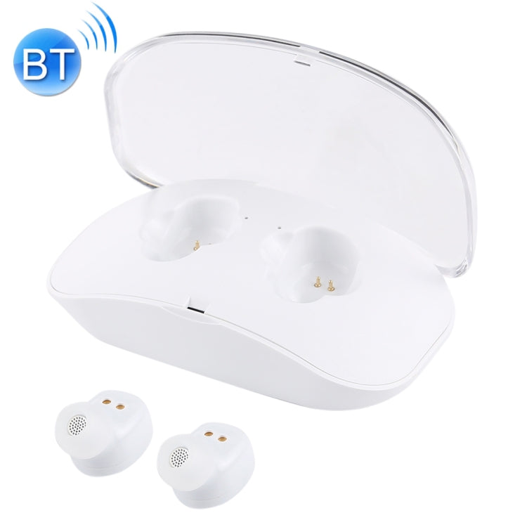 X-I8S Portable Bluetooth V4.2 In-Ear Headphones for Outdoor Sports with Charging Box (White)