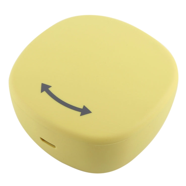 Écouteurs intra-auriculaires pour sports de plein air A2 TWS Bluetooth V5.0 + EDR avec boîte de chargement à rotation à 360 degrés (jaune)