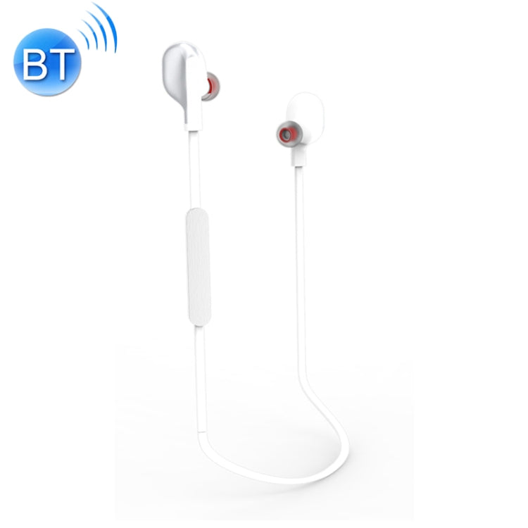 Remax RB-S18 Wireless Bluetooth V4.2 In-Ear Headphones with HD Mic for iPad iPhone Galaxy Huawei Xiaomi LG HTC and other Smartphones (White)